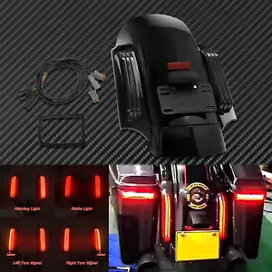 オートバイ LED リアフェンダーシステムレンズフィットツーリングエレクトラグライド 2014-2021 Motorcycle LED Rear Fender System Lens Fit For Touring Electra Glide 2014-2021 【並行輸入品】