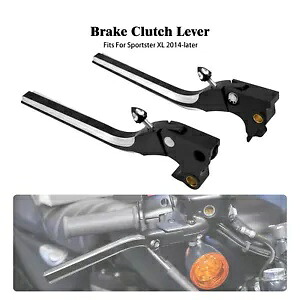ブラックブレーキクラッチレバーハーレースポーツスターアイアン 883 1200 XL 48 72 14-24 に適合 Black Brake Clutch Levers Fit For Harley Sportster Iron 883 1200 XL 48 72 14-24 【並行輸入品】