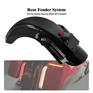 CVO スタイル LED リアフェンダーシステム ブラックレンズ付き ハーレー FLH グライド 2009-2013 に適合 CVO Style LED Rear Fender System w/Black Lens Fit For Harley FLH Glide 2009-2013 【並行輸入品】 76,835円