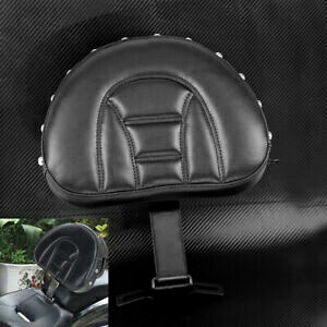 調節可能なドライバーライダーバックレストパッド 爪付き ハーレーファットボーイソフテイル 07-17に適合 Adjustable Driver Rider Backrest Pad w/Nails Fit For Harley Fatboy Softail 07-17 【並行輸入品】