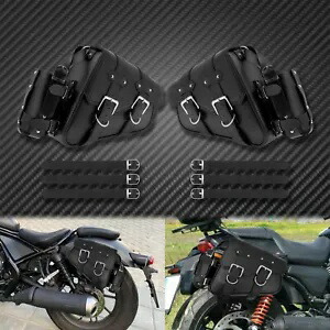 1 ペアオートバイサドルバッグ収納荷物ツールサドルバッグとボトルバッグ One Pair Motorcycle Saddlebag Storage Luggage Tool Saddle Bag w/ Bottle Bag 【並行輸入品】