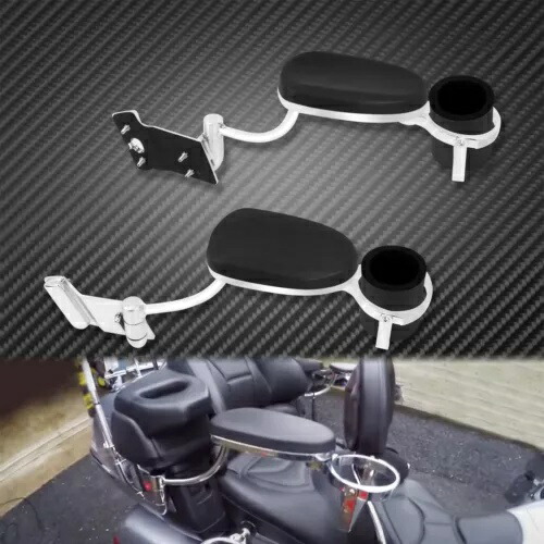後部調節可能な助手席アームレスト カットホルダー付き ホンダ ゴールドウィング 1800 に適合 Rear Adjustable Passenger Armrests with Cut Holder Fit Fot Honda Gold Wing 1800 【並行輸入品】