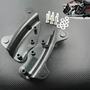 4 ポイント ブラック ドッキング ハードウェア キット 取り外し可能 ハーレー ツーリング 2009-2013 に適合 4 Point Black Docking Hardware Kit Detachable Fit For Harley Touring 2009-2013 【並行輸入品】