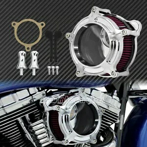 クラリティ エアクリーナー インテーク レッドフィルター ハーレー ソフテイル 2016-17 FLHTCU 2008用 Clarity Air Cleaner Intake Red Filter Fit For Harley Softail 2016-17 FLHTCU 2008 【並行輸入品】