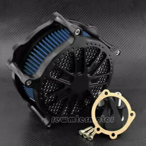 ドットリングエアフィルターブルークリーナーインテークフィットハーレースポーツスターXL 1200 04-19 Dots Ring Air Filter Blue Cleaner Intake Fit For Harley Sportster XL 1200 04-19 【並行輸入品】