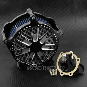 スプレースタイルエアフィルターブルークリーナーインテークハーレースポーツスターXL 2004-2019に適合 Spray Style Air Filter Blue Cleaner Intake Fit For Harley Sportster XL 2004-2019 【並行輸入品】