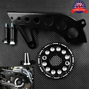 中空フロントプーリーガードドライバードットアッパーカバーセットスポーツスター 2004 以降に適合 Hollow Front Pulley Guard Driver Dots Upper Cover Set Fit For Sportster 2004-up 【並行輸入品】