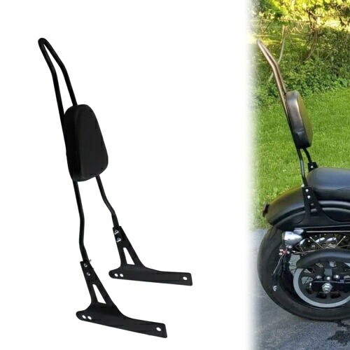 ブラック乗客バックレストシーシーバーハーレーダイナローライダーストリートボブ 06-2017 Black Passenger Backrest Sissy Bar For Harley Dyna Low Rider Street Bob 06-2017 【並行輸入品】
