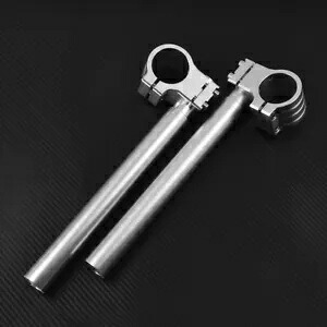 ユニバーサル 1インチ 39mm クリップオンハンドルバー ハーレーボバークルーザーレーサークロームに適合 Universal 1\