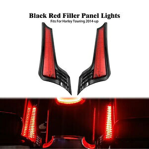 リアフェンダー (レッドレンズターンシグナル LED ライト付き) ハーレーストリートロードグライド用 Rear Fender w/ Red Lens Turn Singal LED LightFits For Harley Street Road Glide 【並行輸入品】