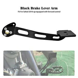 ブラック ブレーキ アーム レバー ハーレー ソフテイル ファット ストリート ボブ ロー ライダー 2018-2023 に適合 Black Brake Arm Lever Fits For Harley Softail Fat Street Bob Low Rider 2018-2023 【並行輸入品】