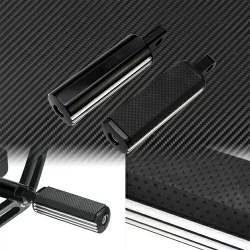 ブラックディファイアンスフットペグ男性フットレストハーレーエレクトラグライドローグライドXLに適合 Black Defiance Foot Peg Male Footrests Fit For Harley Electra Glide Low Glide XL 【並行輸入品】