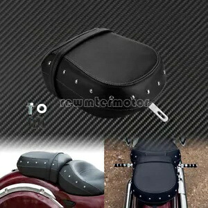 ブラック後部助手席ピリオンパッドフィットインディアンチーフダークホースロードマスター Black Rear Passenger Seat Pillion Pad Fit For Indian Chief Dark Horse Roadmaster 【並行輸入品】