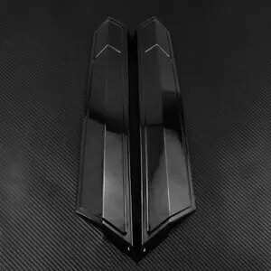 サドルバッグ サイドヒンジ トリム ドレスアップ セット ビクトリー クロスカントリー 10-16 ブラックに適合 Saddlebag Side Hinge Trim Dress Up Set Fit For Victory Cross Country 10-16 Black 【並行輸入品】