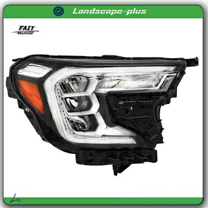 ハウジングブラック LED ヘッドライト GMC 地形 SLT/SLE 2022-2023 助手席側 Housing Black LED Headlight For GMC Terrain SLT/SLE 2022-2023 Passenger Side 【並行輸入品】