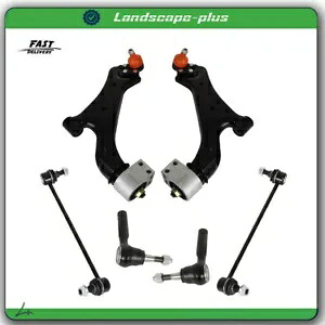 ボールジョイント付きロアコントロールアーム6個 スウェイバーリンク タイロッド Equinox 10-17用 6pcs Lower Control Arms w/ Ball Joints Sway Bar Links Tie Rods For Equinox 10-17 【並行輸入品】