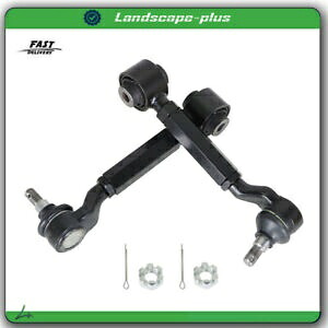 リア調整可能なアッパーコントロールアームドライバー助手席ペア 1999-08 ホンダアキュラ用 Rear Adjustable Upper Control Arm Driver Passenger Pair For 1999-08 Honda Acura 【並行輸入品】