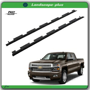 シボレー GMC ピックアップトラック用 2 個外側フロントウィンドウスイープウェザーストリップシールペア For Chevy GMC Pickup Truck 2pcs Outer Front Window Sweep Weatherstrip Seal Pair 【並行輸入品】