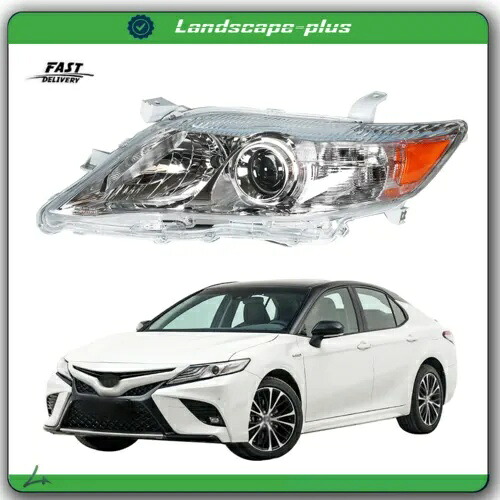 LH サイドヘッドライトヘッドランプクロームクリアフィットトヨタカムリ LE XLE 2010-2011 LH Side Headlights Headlamps Chrome Clear Fit For Toyota Camry LE XLE 2010-2011 【並行輸入品】