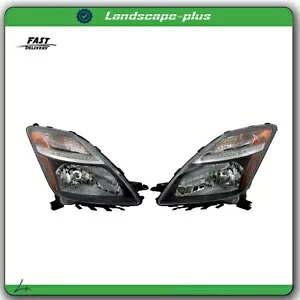 ペアセット ヘッドライト ブラック 2006 -2009 トヨタ プリウス ヘッドランプ 左側 + 右側 Pair Set Headlight Black For 2006 -2009 Toyota Prius Headlamp Left+Right Side 【並行輸入品】