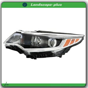 クロームハロゲン 2016 - 2018 Kia Optima ヘッドライトヘッドランプ LED DRL LH なし Chrome Halogen For 2016 - 2018 Kia Optima Headlight Headlamps w/o LED DRL LH 【並行輸入品】