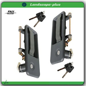 ボルボ VNL トラック 20398466 20398467 右 & 左側ドアハンドルセット黒 2 個 For Volvo VNL Truck 20398466 20398467 Right&Left Side Door Handle Set Black 2PCS 【並行輸入品】