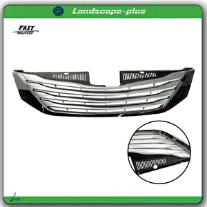 グリルバンパーアセンブリ 2011-2014 トヨタ シエナ ミニ アッパー ブラック メッシュ 新品 Grille Bumper Assembly For 2011-2014 Toyota Sienna Mini Upper Black Mesh New 【並行輸入品】