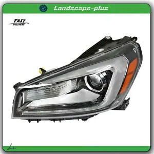 運転席側プロジェクターヘッドライトヘッドランプブラックハロゲン 2013-2016 GMC アカディア用 Driver Side Projector Headlight Headlamp Black Halogen For 2013-2016 GMC Acadia 【並行輸入品】
