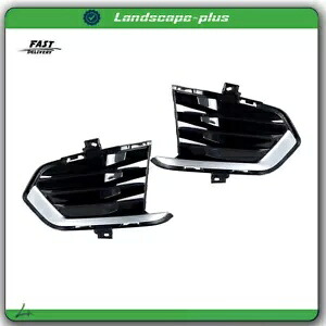 2017-2019 キャデラック XT5 3.6V V6 フロントバンパーフォグライトカバー RH + LH サイド For 2017-2019 Cadillac XT5 3.6V V6 Front Bumper Fog Light Cover RH+LH Side 【並行輸入品】