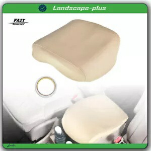 2009-2015 ホンダパイロットレザーアームレストセンターコンソール蓋カバーベージュ新しい Fit For 2009-2015 Honda Pilot Leather Armrest Center Console Lid Cover Beige New 【並行輸入品】