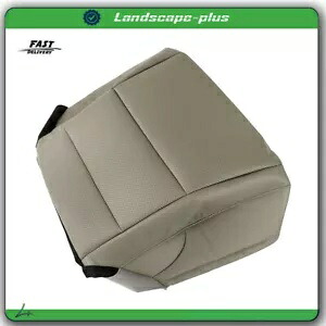 2013-2017 ホンダ アコード用レザー運転席側穴あきグレーボトムシートカバー Leather Driver Side Perforated Gray Bottom Seat Cover For 2013-2017 Honda Accord 【並行輸入品】
