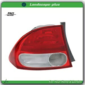 テールライトランプ レッドクリア 2009-2011 ホンダシビックシリーズ左側防水 Tail Light Lamp Red Clear For 2009-2011 Honda Civic Series Left Side Waterproof 【並行輸入品】