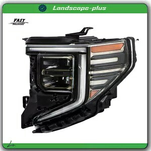 フロントヘッドライトアセンブリ 2022-2024 GMC シエラ 1500 LH シングルクリアレンズ LED Front Headlight Assembly For 2022-2024 GMC Sierra 1500 LH Single Clear Lens LED 【並行輸入品】