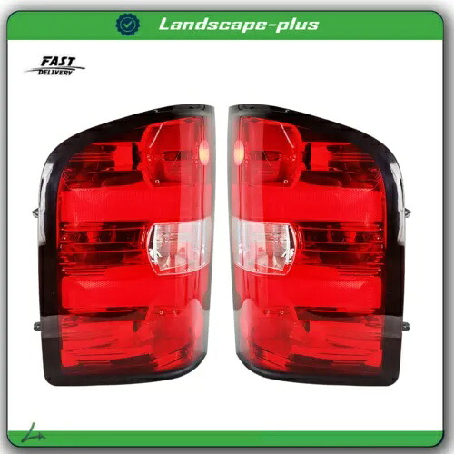 テールライトアセンブリ 2007-2013 シボレー シルバラード ペアセット 右 + 左リアサイド Tail Light Assembly For 2007-2013 Chevy Silverado Pair Set Right +Left Rear Side 【並行輸入品】
