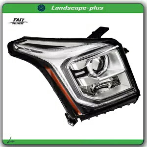 ハウジングブラック GMC ユーコン/ユーコン XL 2015-2020 レンズクリアヘッドライトシングル右 Housing Black For GMC Yukon/Yukon XL 2015-2020 Lens Clear Headlight Single Right 【並行輸入品】