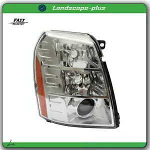 2007-2014 キャデラック エスカレード ヘッドライト アセンブリ HID ブラック 助手席 RH 側 For 2007-2014 Cadillac Escalade Headlight Assembly HID Black Passenger RH Side 【並行輸入品】