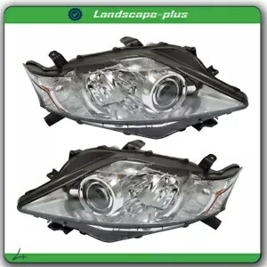 2010-2012 レクサス RX350 HID w/AFS ヘッドライト交換用クロームクリア RH+LH For 2010-2012 Lexus RX350 HID w/AFS Headlight Replacement Chrome Clear RH+LH 【並行輸入品】