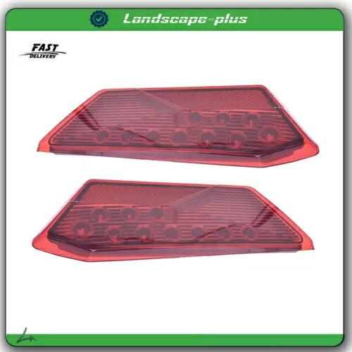 新しい赤色 LED テールライトポラリス RZR 1000 チューブロペア USA XP 900 900s Platics New Red LED Tail lights For Polaris RZR 1000 Tubro Pair USA XP 900 900s Platics 【並行輸入品】