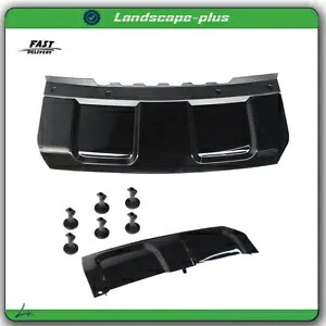 レンジローバースポーツ 14 15-2017 ブラックフロント&リアバンパースキッドプレートトリムカバー For Range Rover Sport 14 15-2017 Black Front&Rear Bumper Skid Plate Trim Cover 【並行輸入品】