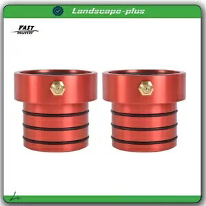 84-01 ジープチェロキー用 2 個ダナ 30/44 フロントアクスルチューブシールペアレッド MG21103 For 84-01 Jeep Cherokee 2PCS Dana 30/44 Front Axle Tube Seal Pair Red MG21103 【並行輸入品】