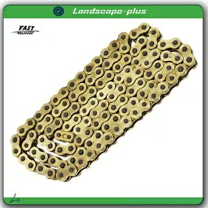 オートバイ 520 O リングゴールドドライブチェーン 120 リンク 520 X 120 マスターリンク付き Motorcycle 520 O-Ring Gold Drive Chain 120 Links 520 X 120 With Masterlink 【並行輸入品】