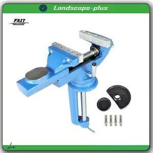 3 インチ ベンチ クランプ 360??スイベルベースベンチバイス、クランプポスト付きユニバーサル 3 Inch Bench Clamps 360?? Swivel Base Bench Vise With Clamp Post Universal 【並行輸入品】