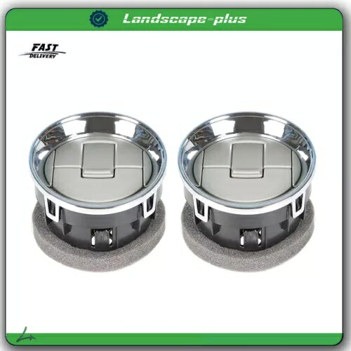 2 個クロームシルバーダッシュ AC ヒーターエアベント 9L3Z19893CA フォード F-150 09-14 2Pcs Chrome Silver Dash AC Heater Air Vent 9L3Z19893CA For Ford F-150 09-14 【並行輸入品】