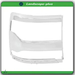 ヘッドライトトリムベゼルカバー右側クローム 2016-2018 シボレーシルバラード 1500 Headlight Trim Bezel Cover Right Side Chrome For 2016-2018 Chevy Silverado 1500 【並行輸入品】