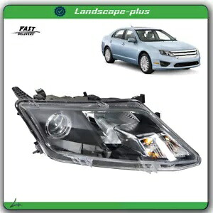 助手席側プロジェクターヘッドライトヘッドランプブラック 2010 2011 2012 フォードフュージョン用 Passenger Side Projector Headlight Headlamp Black For 2010 2011 2012 Ford Fusion 【並行輸入品】