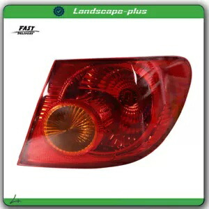 アウターテールライトブレーキランプ助手席側 2003-2008 トヨタカローラクローム Outer Tail Light Brake Lamp Passenger Side For 2003-2008 Toyota Corolla Chrome 【並行輸入品】