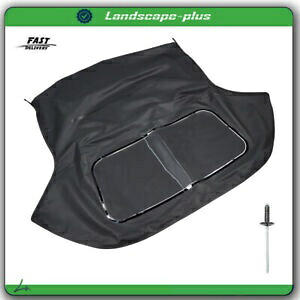 コンバーチブル ソフトトップ ビニール ブラック 1995-2001 フォルクスワーゲン VW ゴルフ カブリオレ用 Convertible Soft Top Vinyl Black For 1995-2001 Volkswagen VW Golf Cabriolet 【並行輸入品】