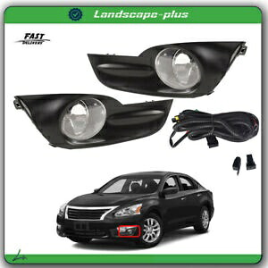 ペア 2013-2015 日産アルティマセダン 4Dr フォグランプランプキットスイッチ + ハーネス Pair for 2013-2015 Nissan Altima Sedan 4Dr Fog Lights Lamps Kit Switch+Harness 【並行輸入品】