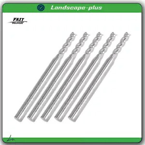 5 個 4 刃 1-1/2 インチ 全長 3/8 インチ LOC 新品超硬エンドミル 3/32 インチ 5 PCS 4 Flute 1-1/2\