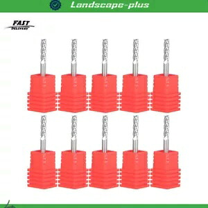 10 個直径 4 フルート 1-1/2 インチ全長超硬スクエアエンドミル 1/8 インチ新品 10 PCS Diameter 4 Flute 1-1/2\